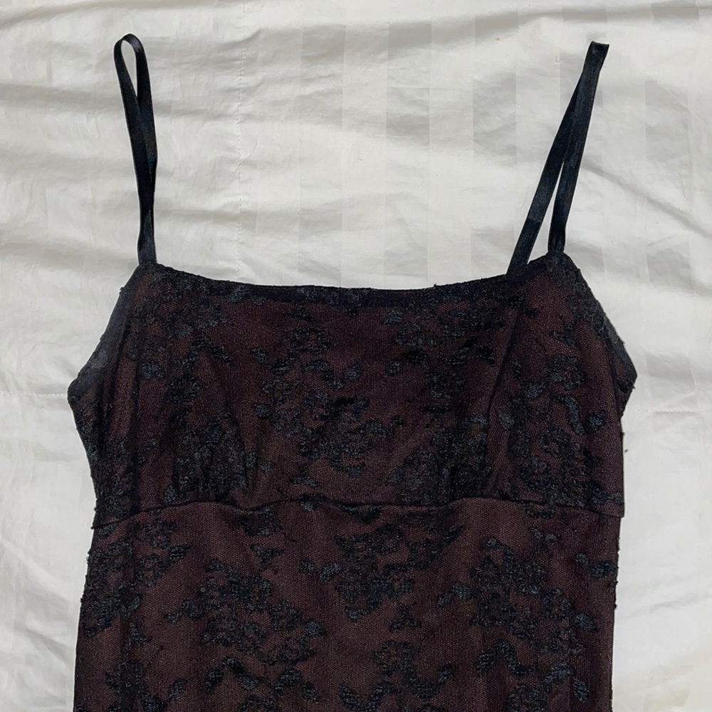 Vintage black lace dress